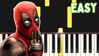 Céline Dion  Ashes Deadpool 2 Soundtrack I Easy Piano Tutorial [upl. by Darian239]