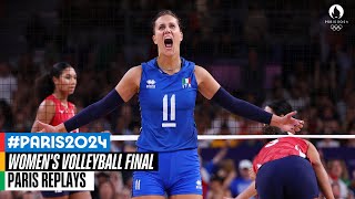 Womens Volleyball Full Final 🏐  Paris Replays [upl. by Ileana716]