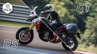 Ducati Multistrada V4 RS amp Multistrada V4S Grand Tour first ride  KNOX [upl. by Anilek]