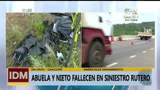 Tragedia en Caacupé abuela y nieto pierden la vida en accidente [upl. by Alaj]