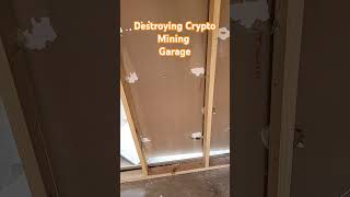 Crypto Mining Destruction 💥🔨 cryptocurrency cryptomining bitcoin solar dogecoin destroy wow [upl. by Mckee]