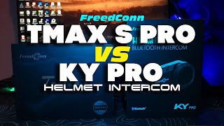 Tmax S Pro VS KY Pro Helmet Intercom  MOTOURCYCLE [upl. by Ahsekin]