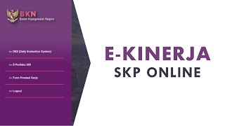 Tutorial Pengisian SKP Online EKinerja Kikiping Kabupaten Pandeglang Edi Brata [upl. by Wootten]