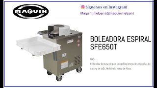 BOLEADORA MAQUIN PAN HAMBURGUESA SIGMA SFE650T [upl. by Cowden]