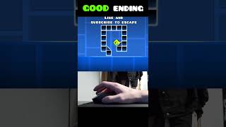 Geometry Dash Cube Trap GOOD Ending 😂 shorts [upl. by Julieta]