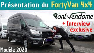 Présentation du FOURGON Font Vendôme FORTYVAN 4X4  édition 2020  Instant CampingCar [upl. by Lledniuq]