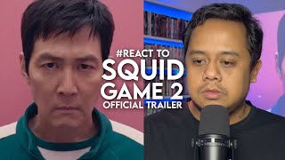 React to SQUID GAME Official Trailer [upl. by Ainahs315]