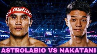 VINCENT ASTROLABIO VS JUNTO NAKATANI FIGHT [upl. by Aileduab]