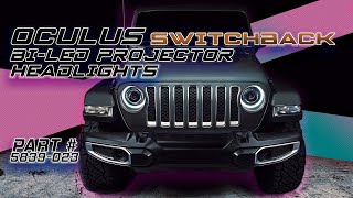 OCULUS SWITCHBACK 9quot Headlights for Jeep Wrangler JL and Gladiator DIY Installation [upl. by Miranda860]