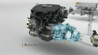 Technologie HYbrid4  moteur hybride diesel  PSA Peugeot Citroën [upl. by Isawk]