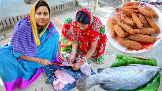 2kg সাইজের ভেটকি মাছ কেটে আজ বাড়ির সবার জন্য ফিশ ফিংগার বানালামfish finger recipe [upl. by Isyed]