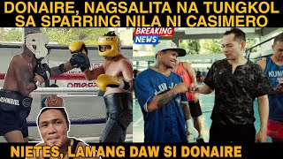 SPARRING NI CASIMERO VS DONAIRE  Donaire nagsalita na  Quadro alas vs The filipino flash [upl. by Evalyn]