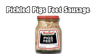 Pickled Pigs Feet Sausage [upl. by Stanfield366]