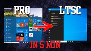 My App transforms Windows 10 Pro to LTSC and faster Windows 10 Optimization [upl. by Wohlen682]