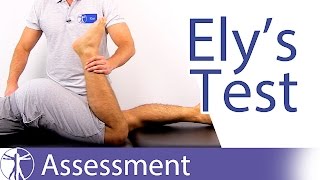 Elys Test⎟Rectus Femoris Contracture [upl. by Earaj]