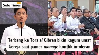 Pidato Wapres GIBRAN di Sidang Raya XVIII GerejaGereja di Toraja [upl. by Suilmann]