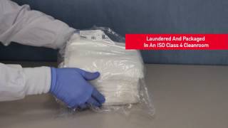 MicroSeal SuperSorb® Cleanroom Wipe [upl. by Ijar24]