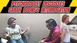 Psychologist Discusses Sarah Boones Interrogation From quotGood Dayquot to quotBttered Spousequot [upl. by Noll]