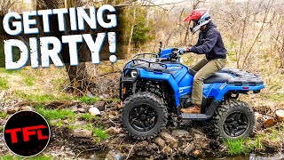 Our OffRoad Course IS A MESS Will This 2024 Polaris Sportsman 570 Trail Get Stuck [upl. by Idnic]