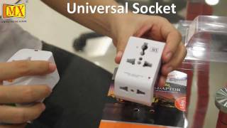 How to use Multi Plug with Universal sockets  Travel Adapter [upl. by Enybor8]