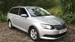 Skoda Fabia 12 TSI SE DSG Estate [upl. by Corwun808]