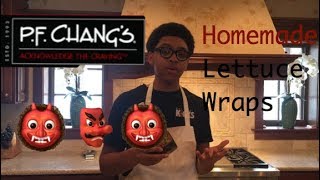 HOW TO MAKE PF CHANGS STYLE LETTUCE WRAPS COOKING WITH BLAKE 05 [upl. by Audrie]