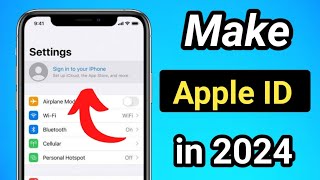 How to Make Apple ID in New iphone 2024  Create Apple to new iphone [upl. by Newhall758]