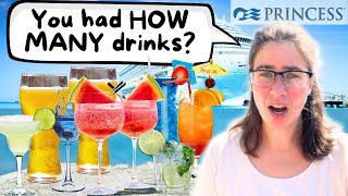 Princess Cruise Drinks Package Explained  More Insider Analysis of Beverages [upl. by Eerised]