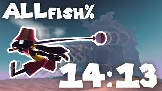 1413 TheBigCatch Speedrun  AllFish En compagnie de Yoten ♥ [upl. by Lleruj308]