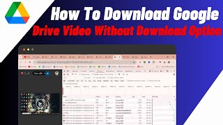 How To Download Google Drive Video Without Download Option [upl. by Naloj922]