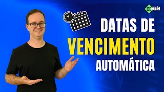 Como Fazer Datas de Vencimento Automática no Excel [upl. by Pineda]