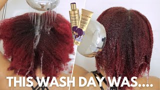 PANTENE GOLD SERIES WASH DAY ON MY 4C HAIR PART 1  SEYMONE JACKSON [upl. by Beatrisa666]