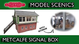 Model Scenics  Metcalfe Signal Box PO233 with Interior PO580 [upl. by Orland]