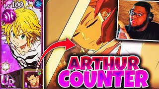 DOES MONSPEET LINK COUNTER CHAOS ARTHUR DK MELIODAS VS CHAOS ARTHUR 7DSGC [upl. by Yatzeck]