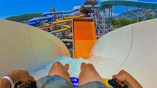 Turbulence Water Slide at Orka World Waterpark [upl. by Nebuer749]