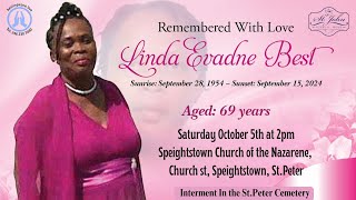 Live Stream of Funeral Service Linda Evadne Best [upl. by Mcclelland]