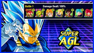 AGL SSBE VEGETA BOSS Casual  DBZ Dokkan Battle Global [upl. by Islaen]