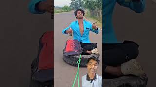 College ke liye late ho gya comedy experiment funny bike fun funniestvideo [upl. by Ahola650]