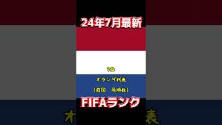 24年7月最新、FIFAランク [upl. by Reeves352]