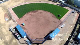 Valley Christian Softball Field Construction [upl. by Yahsel]