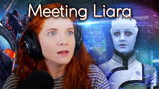 Meeting Liara  First Playthrough Ep 6  Mass Effect 1 Legendary Edition [upl. by Ojyram]