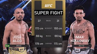 Epic UFC 5 Showdown Jose Aldo vs Max Holloway Battle for Featherweight Supremacy [upl. by Haizek]