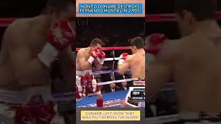 Nonito Donaire Knocks Out Fernando Montiel in Two Rounds NonitoDonaire FernandoMontiel shorts [upl. by Yelda]