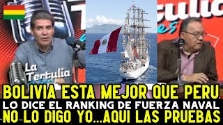 PERIODISTAS BOLIVIANOS DICEN QUE LA FUERZA NAVAL BOLIVIANA ES MEJOR QUE LA DE PERU SEGUN RANKING [upl. by Ecnarepmet585]