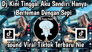 DJ KINI TINGGAL AKU SENDIRI HANYA BERTEMAN DENGAN SEPI DJ BUNGA SOUND VIRAL TIKTOK TERBARU NIE [upl. by Hidie753]