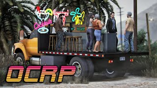 We Open A Mobile Bar in OCRP GTA5 RP [upl. by Oshinski]