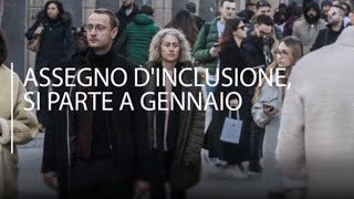 Assegno di inclusione al via da gennaio ecco come fare domanda [upl. by Lindsy]