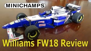 Minichamps Review Williams FW18 118 1996 [upl. by Eidac842]