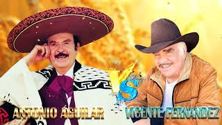 VICENTE FERNANDEZ y ANTONIO AGUILAR EXITOS LO MEJOR DE RANCHERAS MEXICANAS MIX [upl. by Nayab46]