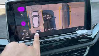 Area View 360 Cameras on 2024 Volkswagen Atlas SEL Premium RLine New hidden feature [upl. by Fanchet]